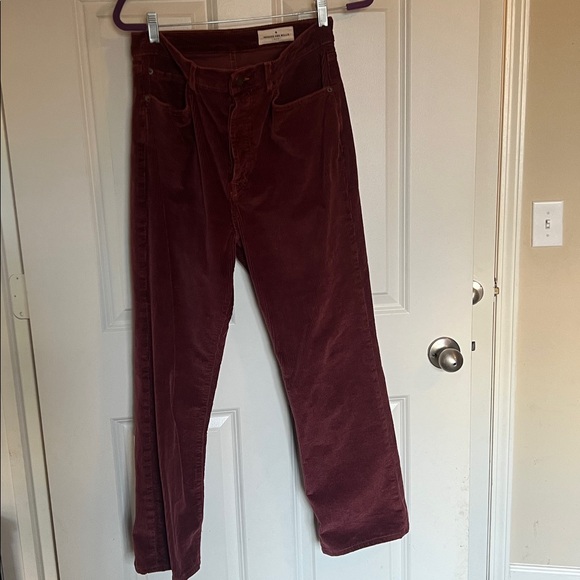 imogene + willie Deep Red Amelia Corduroy Pants - Picture 2 of 8